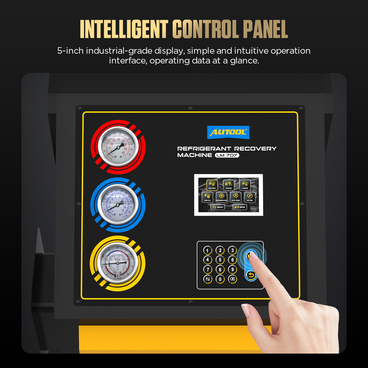 AUTOOL LM707 Refrigerant Recovery Machine - Image 12