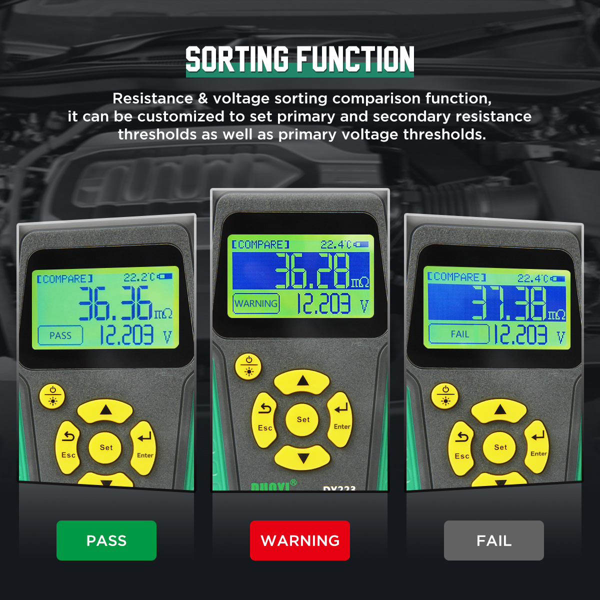 Battery Internal Resistance Tester DY223 - Image 8