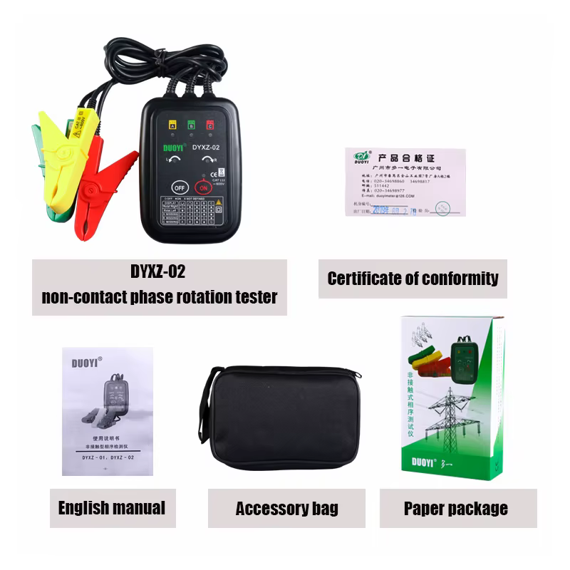 Three Phase Detector Rotary Tester Non-Contact Phase Sequence Tester - Image 5