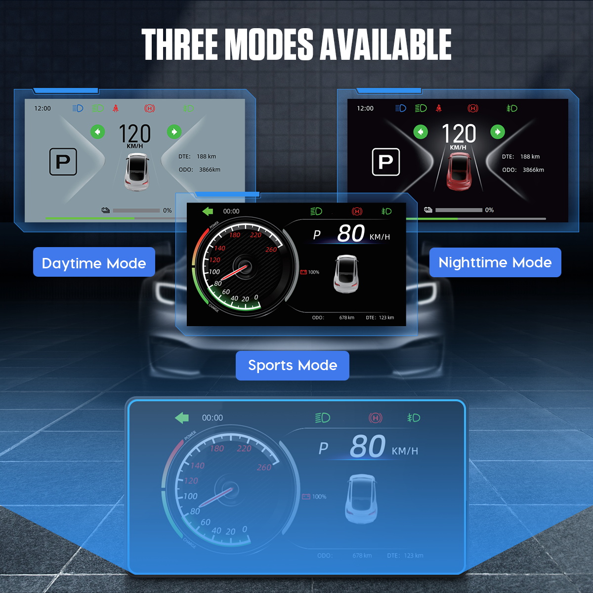 Mrcartool M98 Tesla Heads Up Display Tesla Model 3 HUD - Image 5