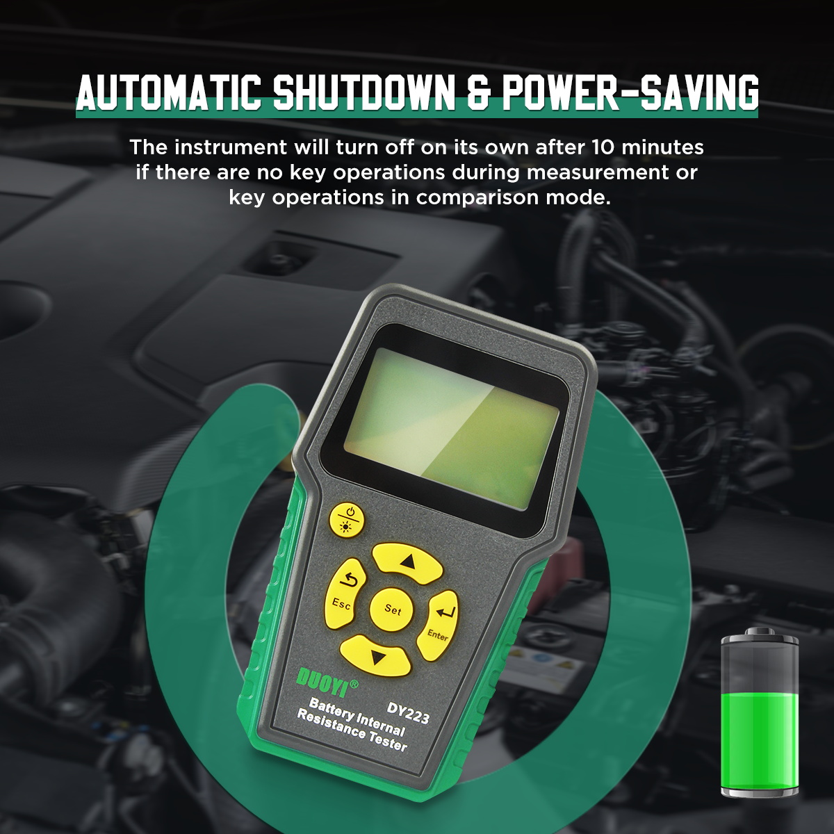 Battery Internal Resistance Tester DY223 - Image 10