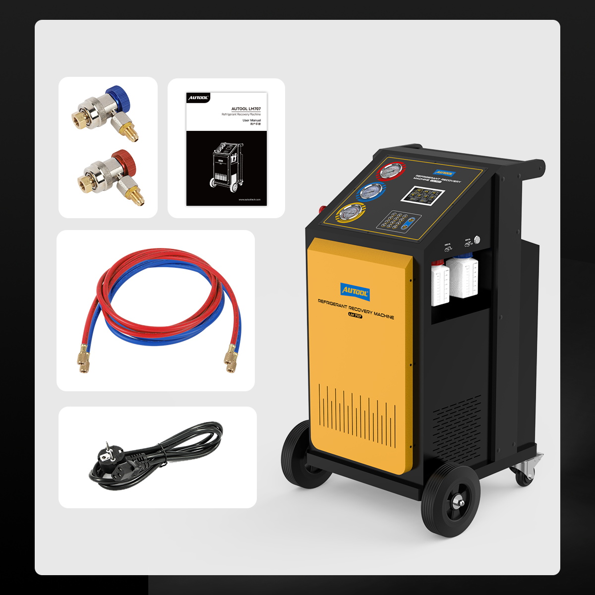 AUTOOL LM707 Refrigerant Recovery Machine - Image 10