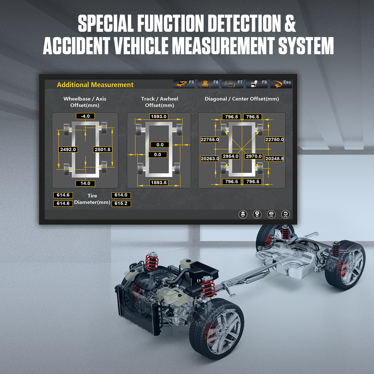 XC503 Export Mode car 3D Wheel Alignment Machine Equipment Wheel Aligner - Image 15