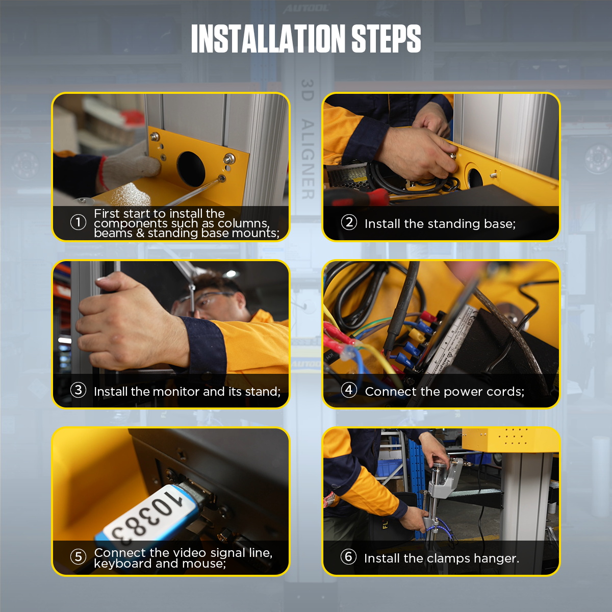 XC503 Export Mode car 3D Wheel Alignment Machine Equipment Wheel Aligner - Image 16