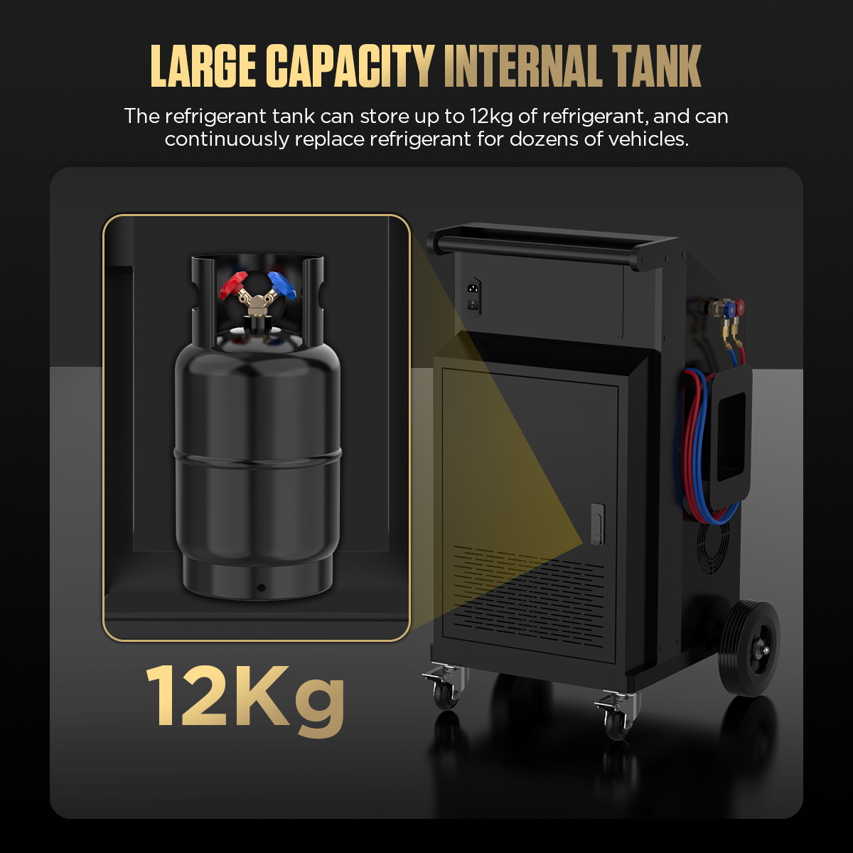 AUTOOL LM707 Refrigerant Recovery Machine - Image 6