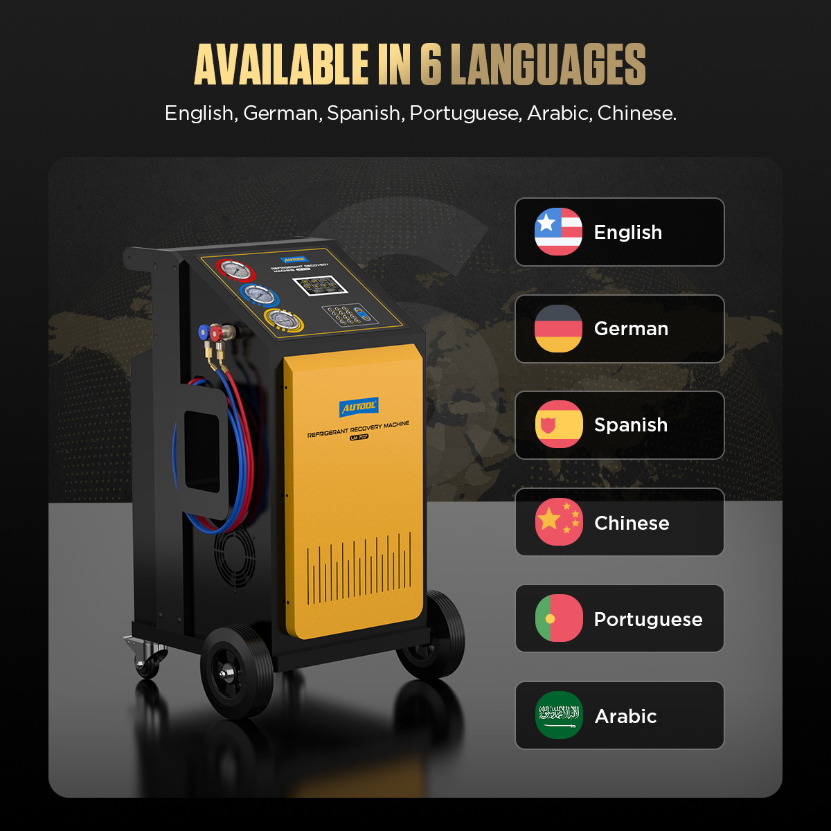 AUTOOL LM707 Refrigerant Recovery Machine - Image 8