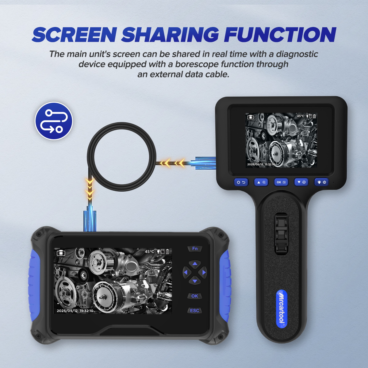 Mrcartool N100 Auto Inspection Camera 2.8inch Screen Photo-Video - Image 9