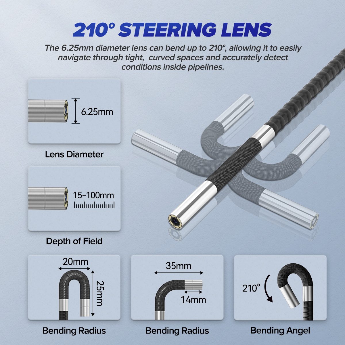 Mrcartool N100 Auto Inspection Camera 2.8inch Screen Photo-Video - Image 5