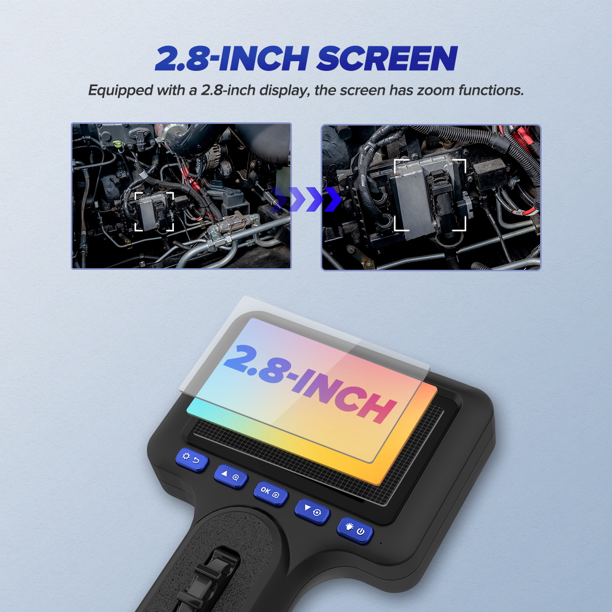 Mrcartool N100 Auto Inspection Camera 2.8inch Screen Photo-Video - Image 7