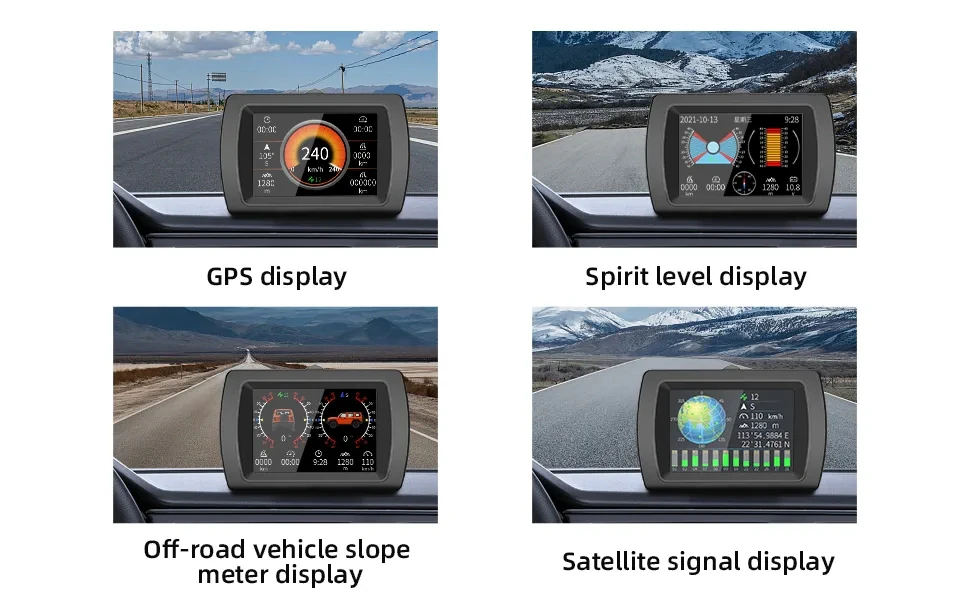 GPS Off road Car Gradient Meter