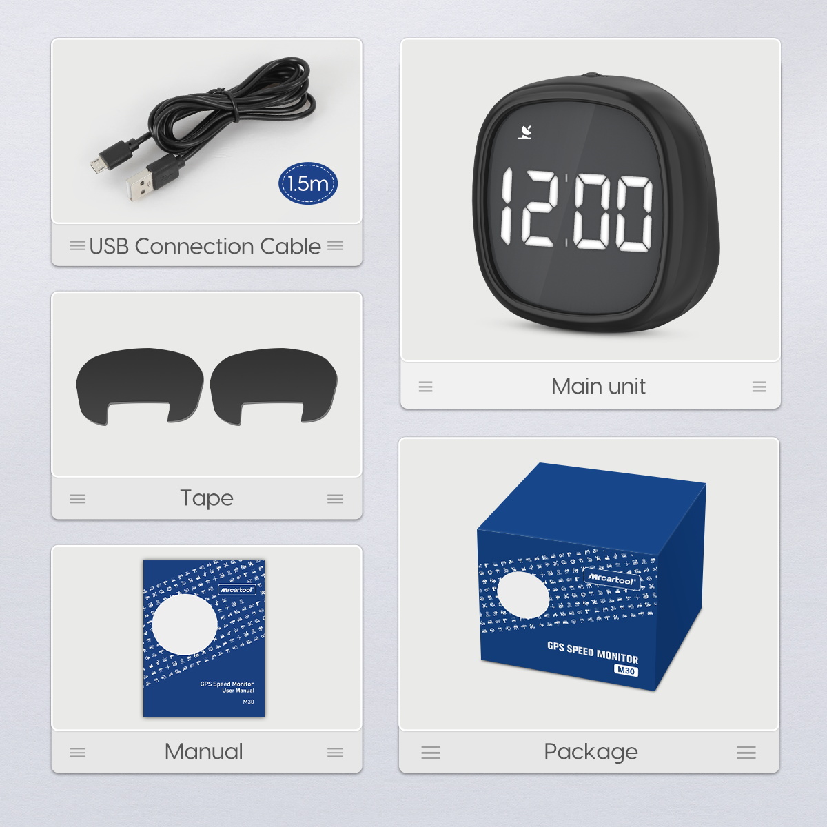 Head Up Display with Overspeed Alarm