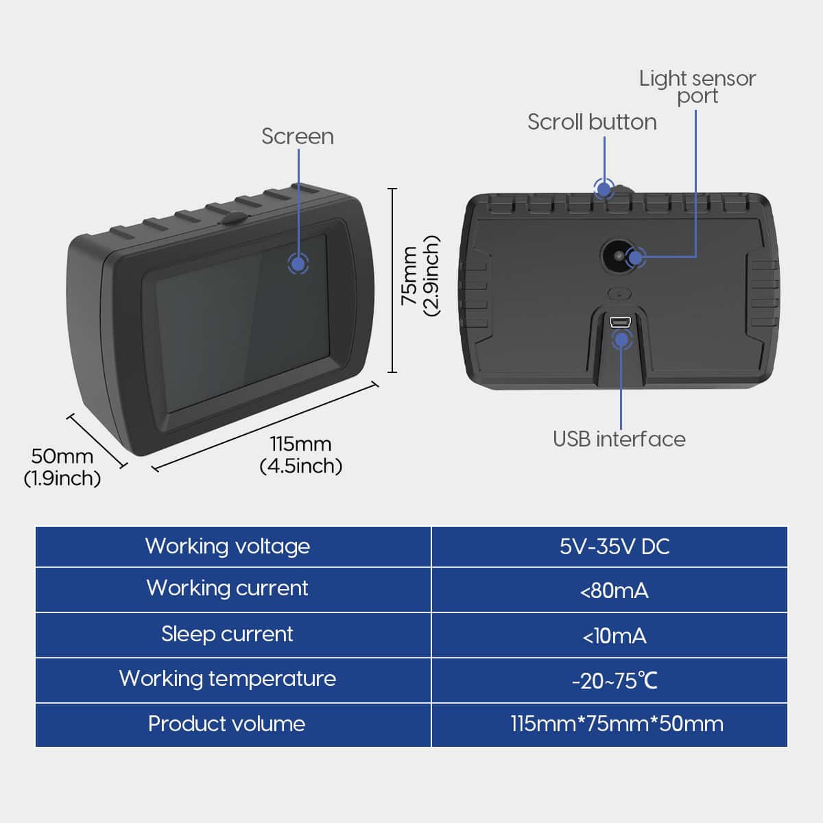 Multi function HUD Display For Car