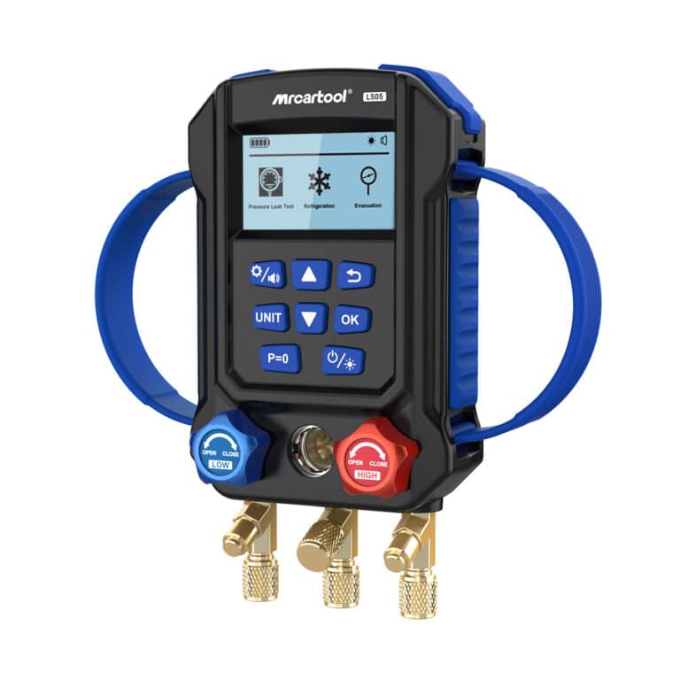 MRCARTOOL L505 Digital HVAC Gauges Manifold Gauge Set