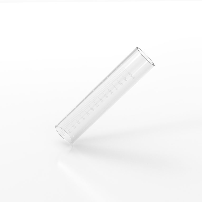 140ml glass tube